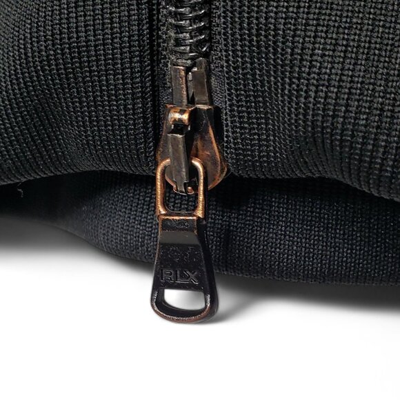 RLX Ralph Lauren Men’s Zip Up Tech Style Fleece Jacket Black Sz M - Picture 7 of 10